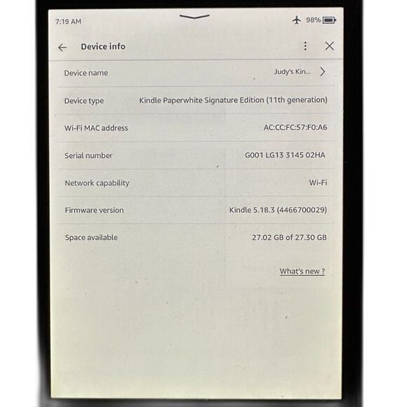 Amazon Kindle Paperwhite Signature Edition (32 GB) 6.8“ display, M2L4EK - Black - Picture 2 of 6